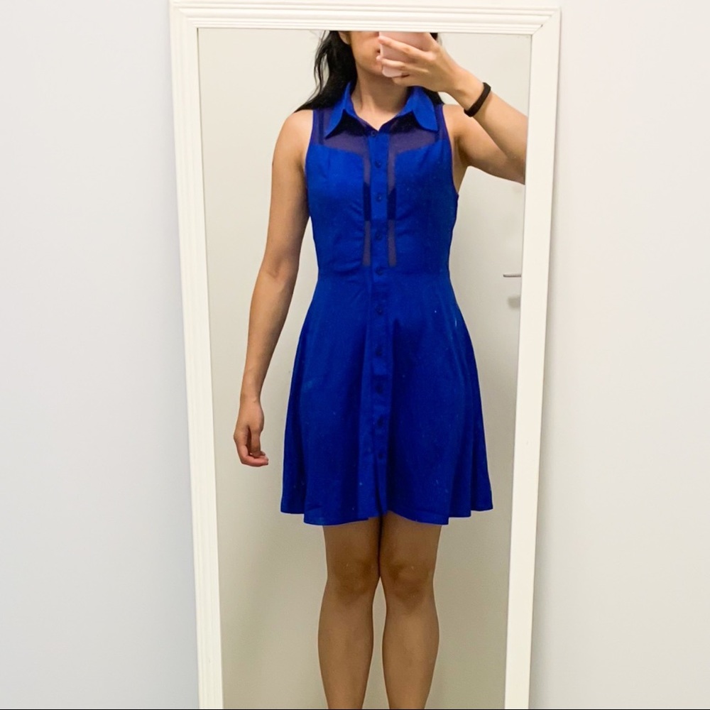 Blue dress